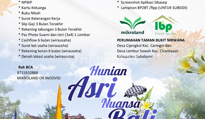 Nuansa Bali Subsidized House in Sukabumi 2