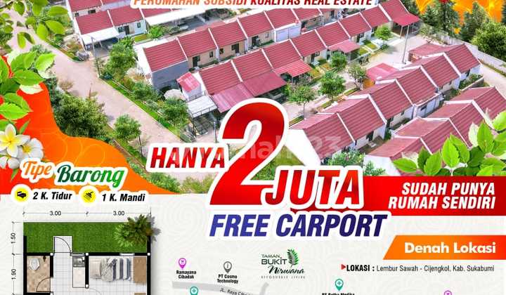 Rumah Subsidi Serasa Di Villa Sukabumi Bogor