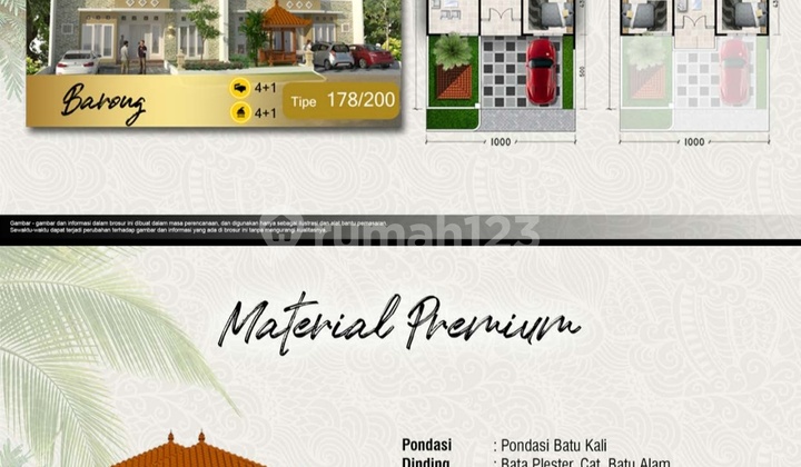 Rumah Mewah Ngaliyan Beranda Bali 1