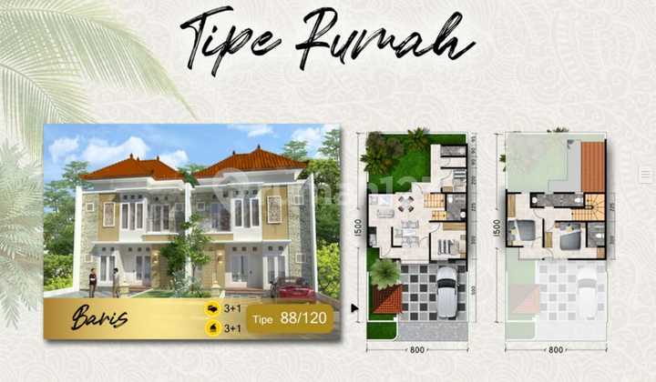 Dijual Rumah Dengan Posisi Hook Di Perumahan Beranda Bali Payon Amartha Ngaliyan SEMARANG 2