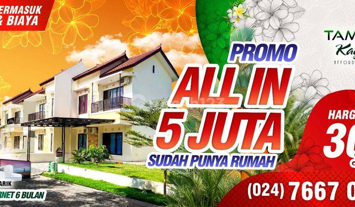 Rumah Dekat Jalan Utama semarang-kendal Di perumahan Taman Kayangan  1