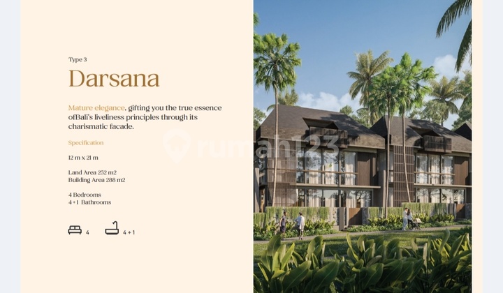 Rj Rumah dengan Konsep Villa Jimbara Bali