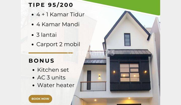 DIJUAL RUMAH Asri Premium Dalam Cluster di Jakarta Selatan 1