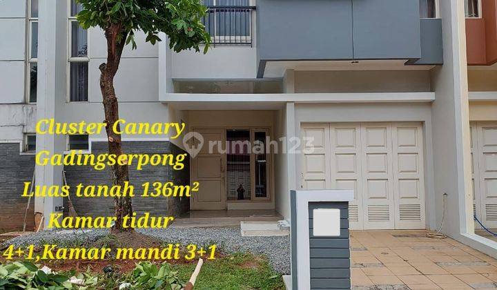 Disewa Cepat Rumah Canary Gading Serpong Bagus 1
