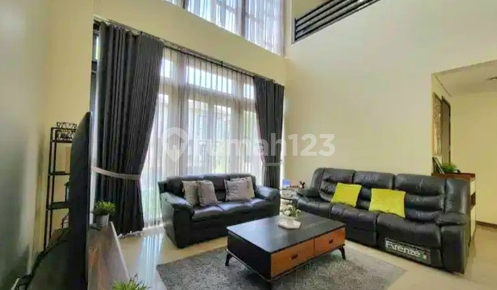 Rumah Semi Furnished 3 Lantai Cluster Lancewood Navapark Bsd City Tangerang