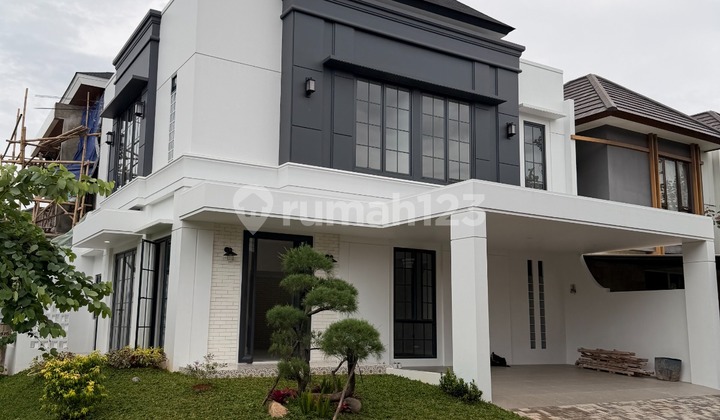 Rumah Hoek Kireina Park Nusa Loka BSD - Konsep Klasik Modern, LT 142 / LB 180, 3,7M Nego