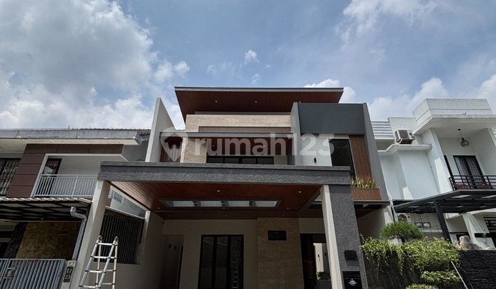 Dijual Rumah 2 Lantai Desain Modern Minimalis Taman Chrysant Bsd City Tangerang 2