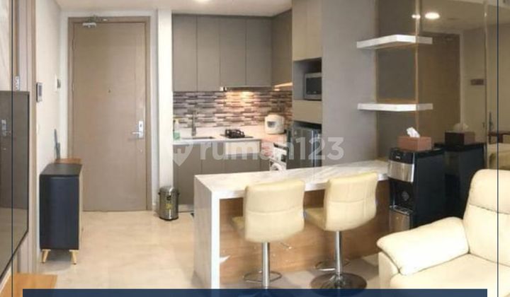 For Rent Fast Gold Coast Apartment Pik Kt 1 With Living Room, Area 51M2 Only 115 Million/Year!! Fully Furnished!! Complete Facilities!! North Jakarta