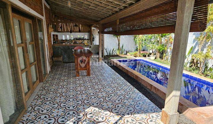 1 Bedroom Villa Near Canggu With Garden, Pool & Outdoor Home Office.  2