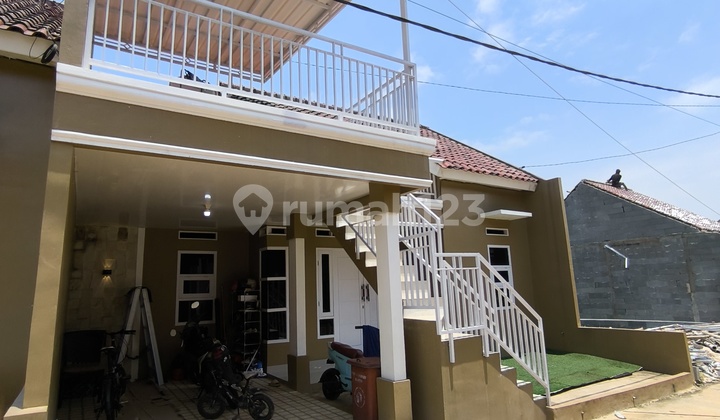 rumah desain modern bebas banjir di bedahan sawangan depok 2