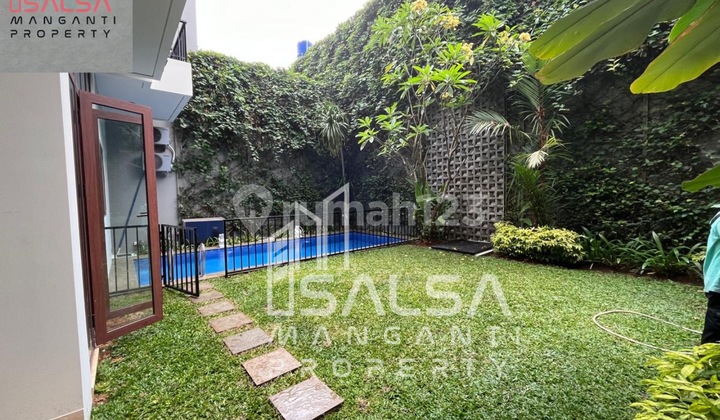 Disewakan Cepat Rumah Cantik Asri Dalam Compound House Siap Huni Bisa Furnish Atau Semi Furnish Harga Rp.700 Jutaan Area Kemang Jakarta Selatan 2