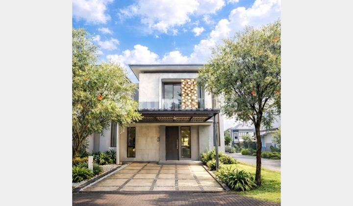 Rumah Asri Siap Huni di Cluster Aure, Mozia BSD Tangerang Selatan