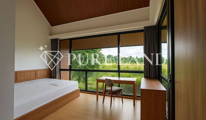 Villa Mewah Langka dengan Pemandangan Sawah di Sanur 1