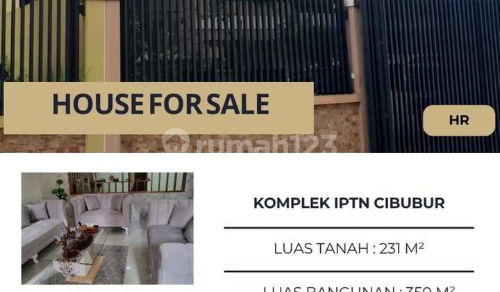 House For Sale Near LRT Harjamukti Cibubur