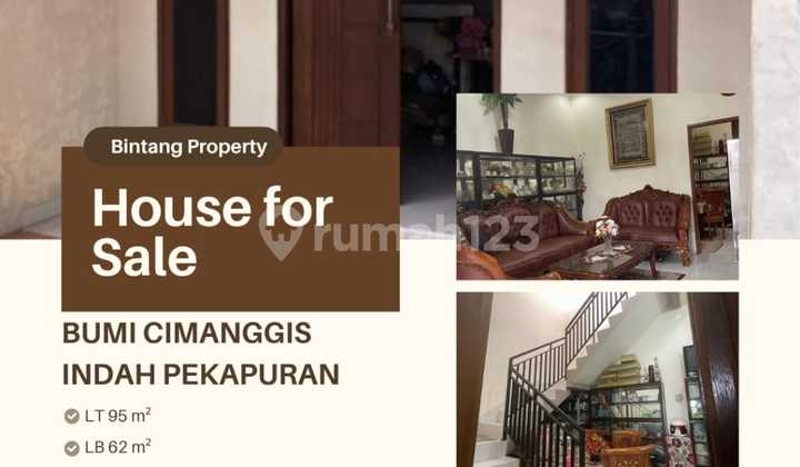 2-Story House for Sale in Bumi Cimanggis Indah, Pekapuran, Cimanggis, Depok.