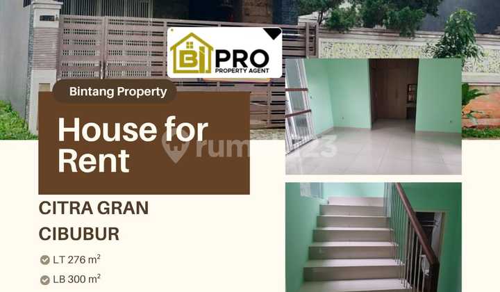 House for Rent in Citragran Cibubur Housing
