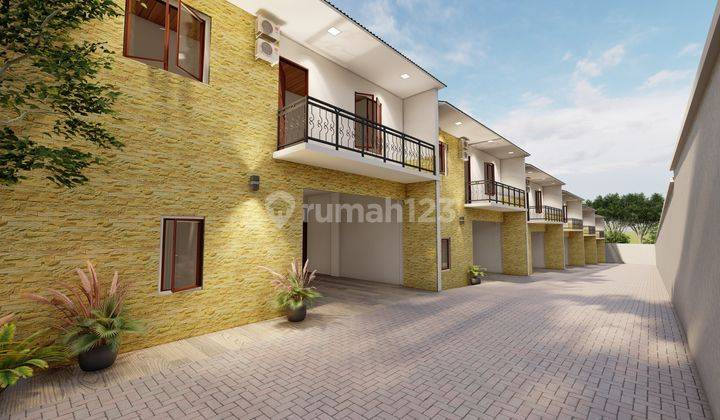 Rumah mewah Private pool full furnished siap huni bangunjiwo 1