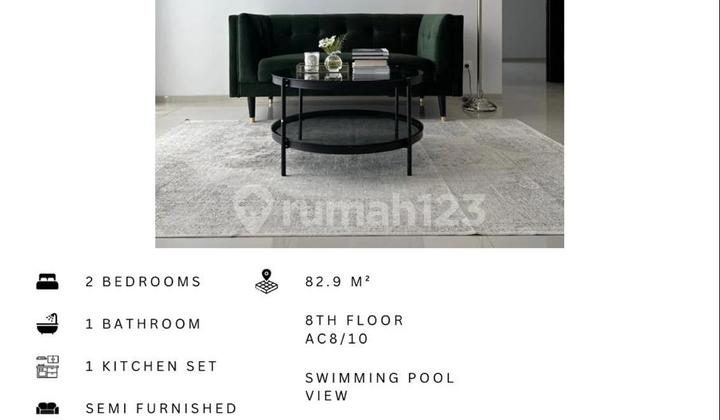 For Sale 2Br Semi Furnished The Accent Bintaro 2