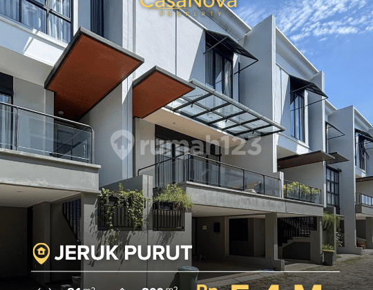 Rumah Fully-Furnished Siap Huni dalam Townhouse Eksklusif  1