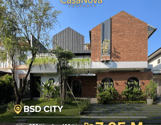 Rumah ala Pinterest Furnished di Cluster Eksklusif BSD City