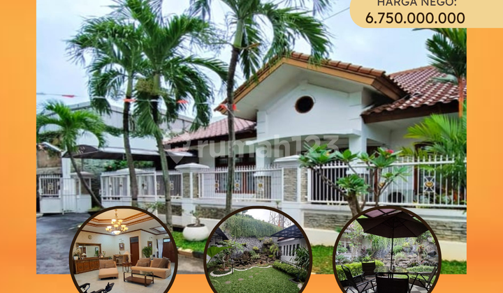 Rumah Sangat Nyaman dan Asri Ada Pavilliun Terpisah, Bintaro Tangerang Selatan