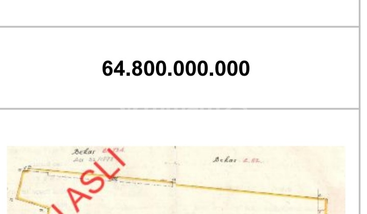 Land on Jl Gereja Paledang Bogor