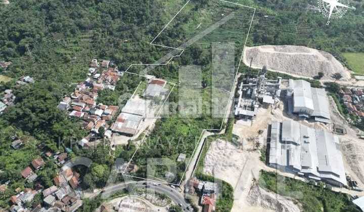 Tanah dijual di pinggir jalan besar cocok untuk pabrik atau perumahan di Ciburuy Cipatat Bandung Barat  2