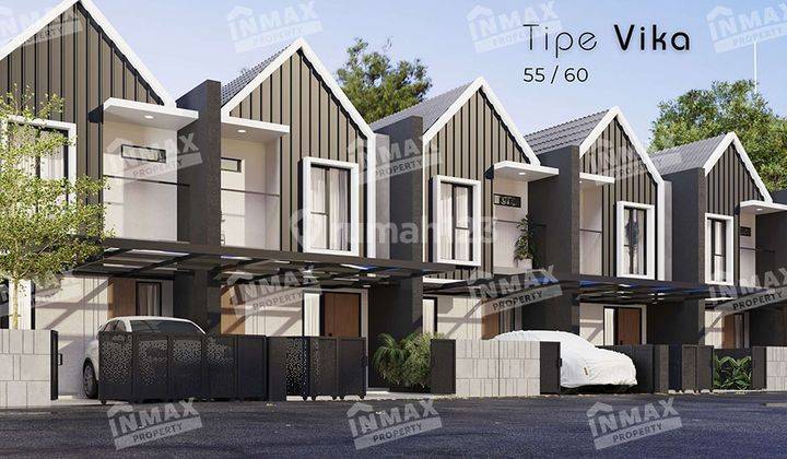 Rumah Cluster Baru Nora Park Tipe Vika di Bedali Indah, Lawang, Malang 1