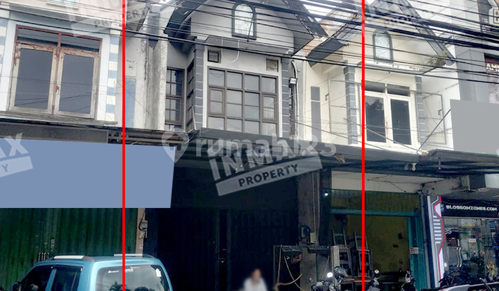 Good Two-Story Ruko, 158 m2 Area, Very Strategic Location, Busy Traffic, Bendungan Area, Near ITN and Muhammadiyah II Campuses on Jl. Bendungan Sutami, Lowokaru, Malang