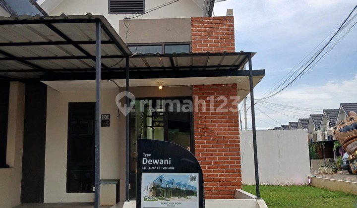 Rumah Baru Ready Stock 1 Lantai Siap Huni Shm Grand Nusa Indah