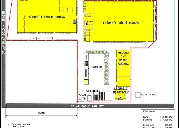Sewa Gudang , 2 Lantai, HGB, Bebas Banjir, Sragen Jawa Tengah