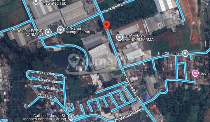 Tanah Disewakan Lokasi Jalan Raya Serpong Parung, Gunung Sindur 1