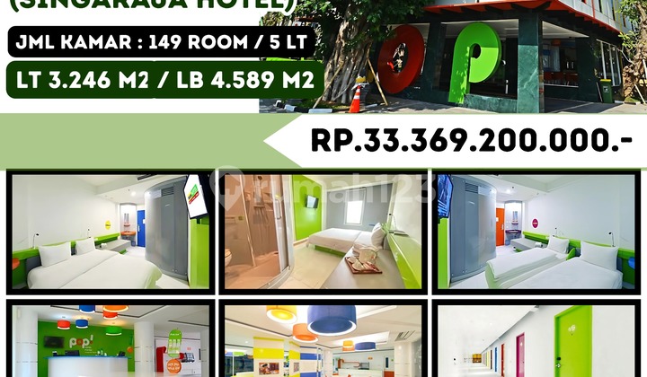 Dijual Hotel 5 Lantai Singaraja, Bali Utara.