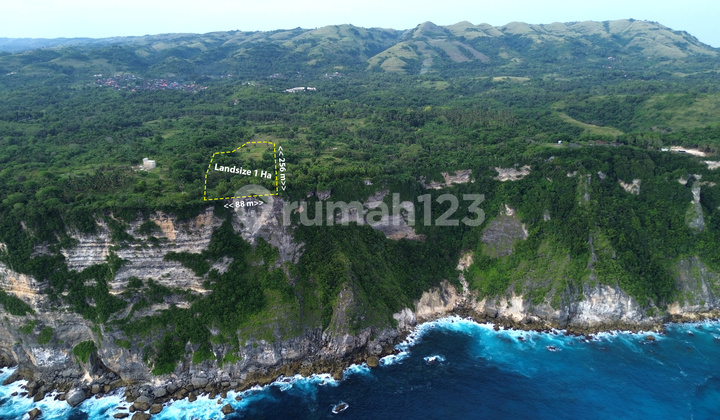 Tanah Cliff Tebing Manta Sunrise 1 Ha Nusa Penida Tenggara, Bali