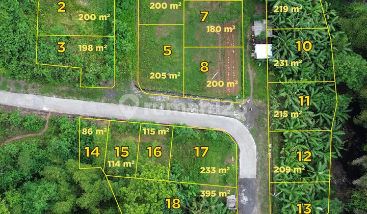 For Sale Fast Build-Ready Land Plots in Tabanan, Bali with Freehold Title For Sale Fast Build-Ready Land Plots in Tabanan, Bali with Freehold Title