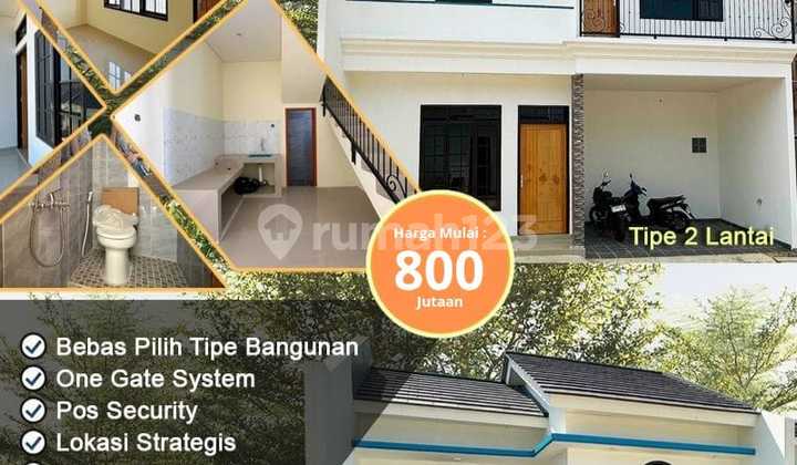 Rumah2 Lantai Strategis Dekat Fasilitas Umum Mewah Rumah