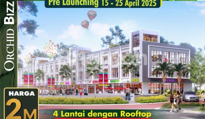 Ruko 4Lantai rooftop di Green Orchid, Malang 1