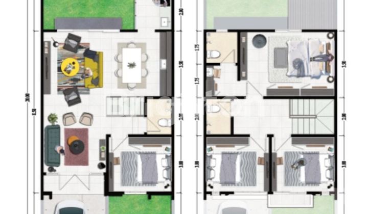 Rumah mewah di Green Orchid 2