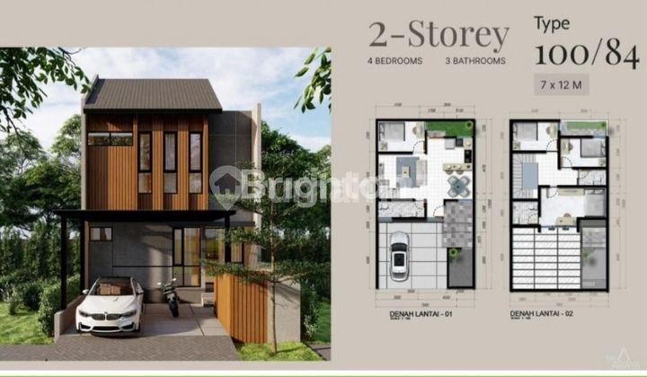 Araya Malang type Contemporary series, two-story 2