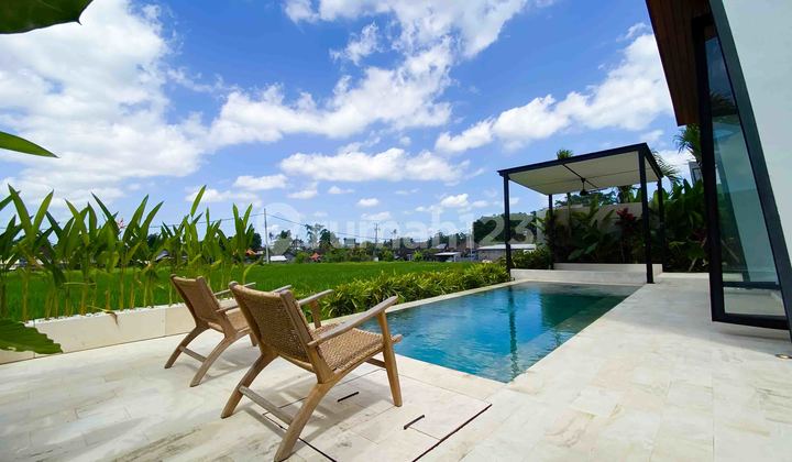 Villa Menawan 2 Kamar dengan Pemandangan Sawah di Kaba-Kaba