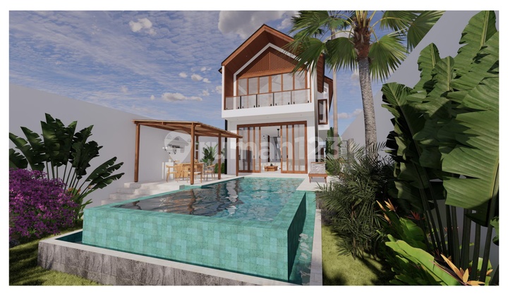 Villa 2 Kamar Tidur dengan Desain Modern Elegan di Cepaka