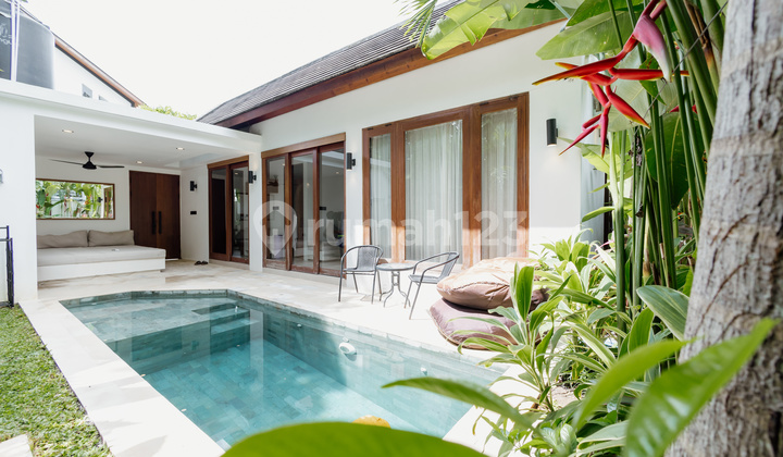 Villa 1 Kamar Tidur dengan Desain Modern Satu Lantai di Cepaka Villa 1 Kamar Tidur dengan Desain Modern Satu Lantai di Cepaka