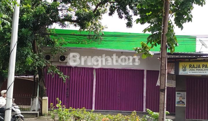 FOR RENT: 1-STORY SHOPHOUSE IN SOEKARNO HATTA, SUITABLE FOR ALL BUSINESSES, LOCATED ON SEMARANG MAIN ROAD. 1