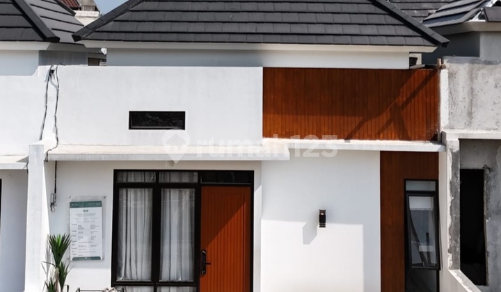 Rumah 1 Lantai konsep Bali, Semi furnished sudah SHM