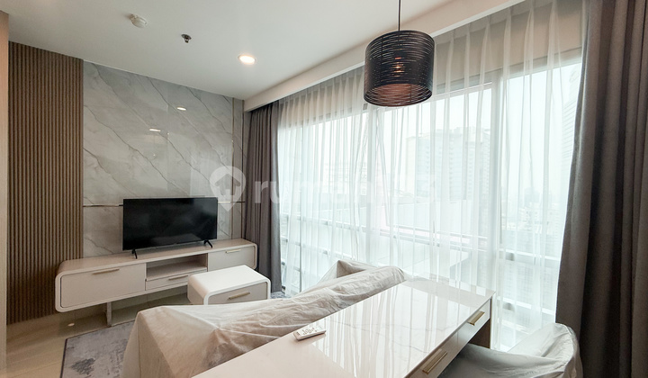 Newly renovated furnished 2 bedrooms at Sahid Sudirman for rent. Newly renovated furnished 2 bedrooms at Sahid Sudirman for rent.