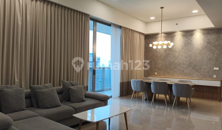Furnished 3+1Br Anandamaya Residence 268M² At Sudirman Jakpus For Rent