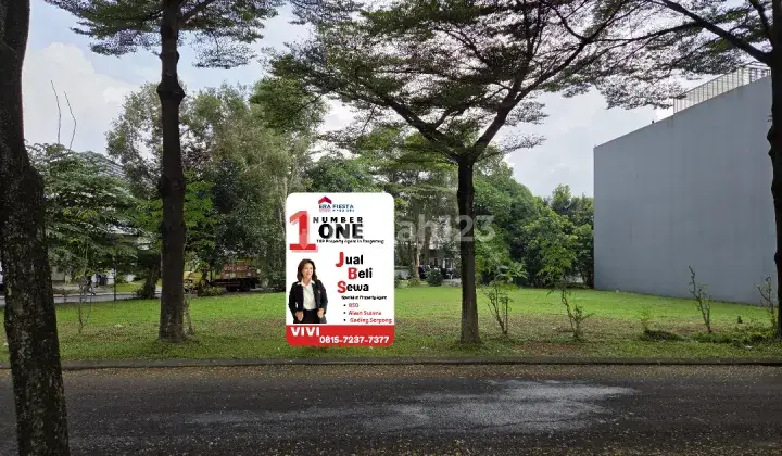 Kavling Hoek Ngantong Jalan Utama Sutera Onyx Alam Sutera 1