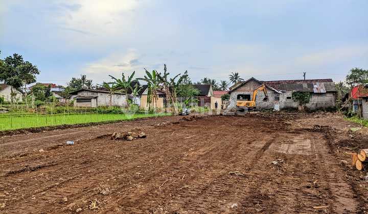 Tanah Area Jabung Pandoowoharjo View Sawah dan Gunung