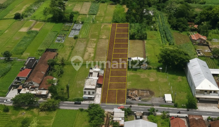 Kaliurang Street West Yogyakarta, Strategic Land on the Main Roadside