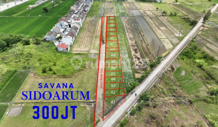 Tanah 10 Menit Tugu Jogja, Bangun Rumah Sendiri Lebih Hemat